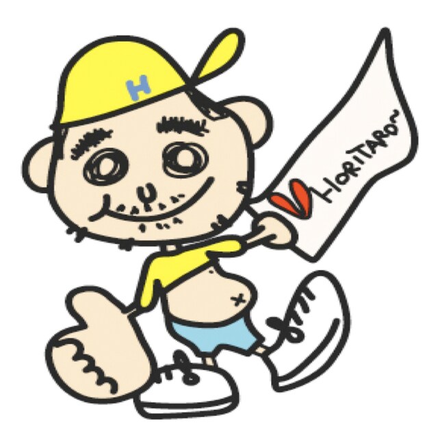 HORITARO～のイラストキャラクター。