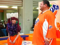 きゃりーぱみゅぱみゅと曙太郎。