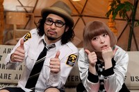 「スペシャエリア」VJのサイトウ“JxJX”ジュン、きゃりーぱみゅぱみゅ（写真左から）。