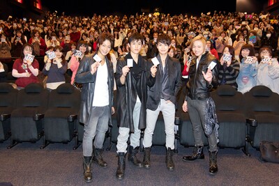 「JOKER」発売記念イベントの様子。写真左から五十嵐隼士、堀井新太、瀬戸康史、荒木宏文。