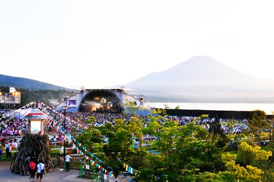 天気に恵まれると、美しい富士山も拝める「SPACE SHOWER SWEET LOVE SHOWER」。