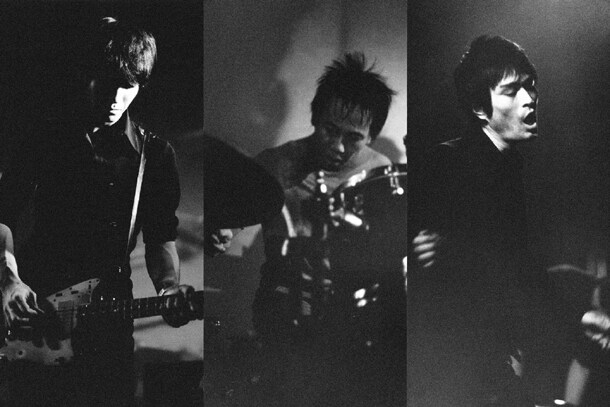 YOLZ IN THE SKY。中央が平瀬晋也。