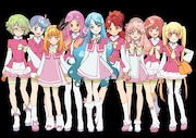 アニメ「AKB0048」の主軸となる研究生メンバー9人。 (C) AKB0048製作委員会