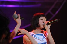 ツアー初日は前髪を大幅にカットした玉井詩織のヘアスタイルも話題を集めた。