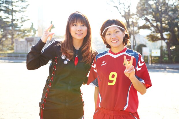 左が菅原紗由理、右が川澄奈穂美。