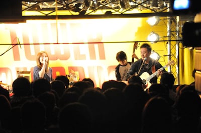 アルバム「TIME MACHINE」リリースイベントの模様。