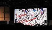 ライブドローイングで描かれた初音ミク。
