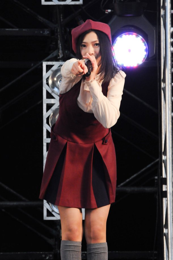 写真は今年1月、埼玉・西武ドームで行われたSKE48握手会イベントでの山田恵里伽。