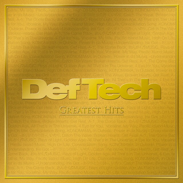 Def Techベストアルバム「GREATEST HITS」通常盤ジャケット