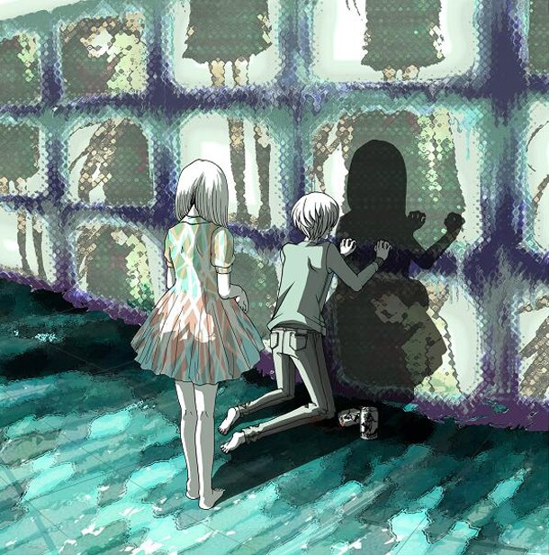 ミニアルバム「underdrawing for three forms of unhappiness at the state of existence」ジャケット