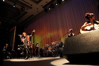 2011年12月23日に開催された宇都宮隆ディナーショーの様子。