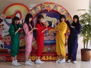 シンエイ動画にやってきたももいろクローバーZ。