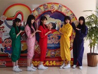 シンエイ動画にやってきたももいろクローバーZ。