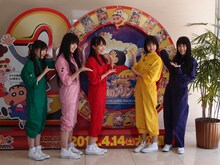 シンエイ動画にやってきたももいろクローバーZ。