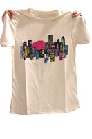 「きらっとT 東京の街が奏でる シャンパン」前身頃。