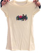 「さらっとT 東京の街が奏でる シャンパン」前身頃。