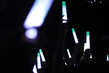 ねぎ色に染まった会場。