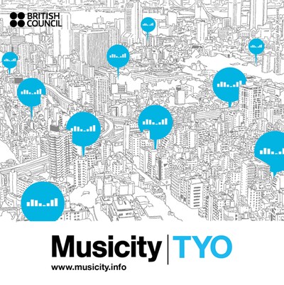 「Musicity Tokyo」メインロゴ Illustration: 阿部伸二（カレラ）