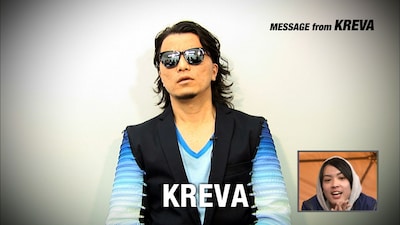 SALUへのメッセージを語るKREVA。