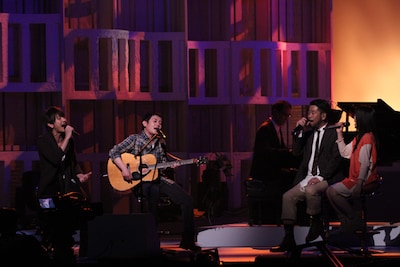 槇原敬之×ゆず×miwa「ANSWER」の模様。