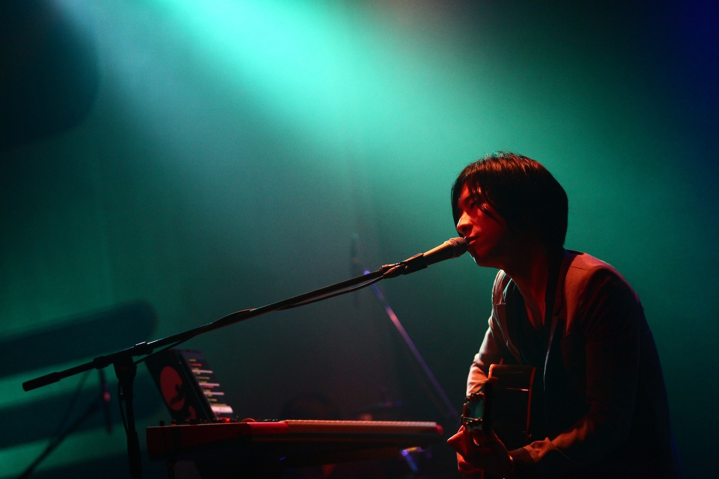 ホリエアツシ（Vo, G, P）（撮影：橋本塁）