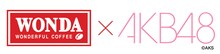 「WONDA×AKB48」ロゴ