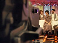 トーク収録中の模様。