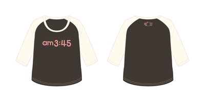 am3:45ラグランシャツ（女性向け七分袖）