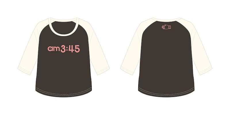 am3:45ラグランシャツ（女性向け七分袖）