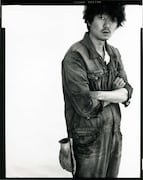 映画「赤い季節」で主演を務める新井浩文。