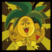 写真はアルバム初回限定盤封入特典「ビックリ！マンボウシール」より「ビワ」。