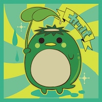 写真はアルバム初回限定盤封入特典「ビックリ！マンボウシール」より「カッパ」。