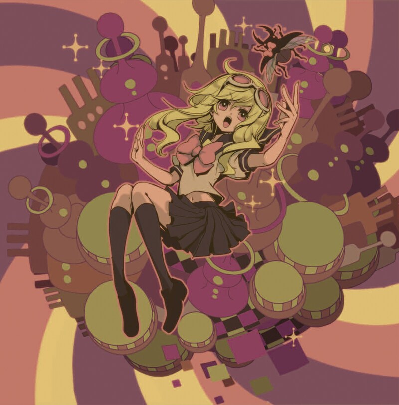 写真はアルバム「My Colorful Confuse」初回限定盤に封入されるイラストノベル「クワガタにチョップしたらタイムスリップした」の表紙。