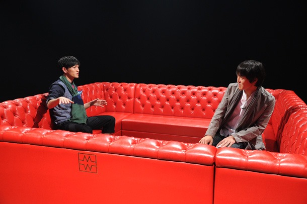 「ゲストとゲスト」より森山直太朗（写真左）と千原ジュニア（右）。