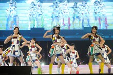 「お待たせSet list」を披露するSKE48チームKII。 (C)AKS
