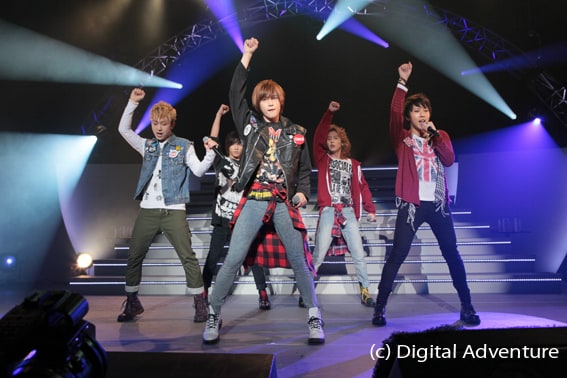 写真は大国男児の渋谷公会堂公演の模様。