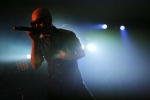 RHYMESTERの宇多丸。（Photo by 上飯坂一）