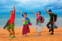 映画「ぱいかじ南海作戦」のワンシーン。