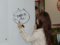 香港滞在時の中川翔子。