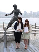 香港観光親善大使の任命式。