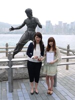 香港観光親善大使の任命式。