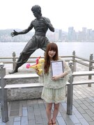 香港観光親善大使の任命式。