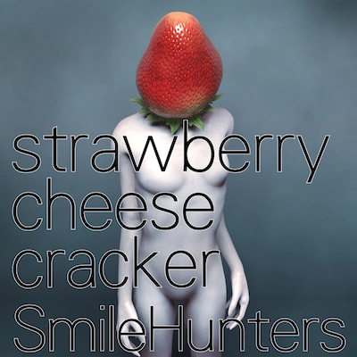 SmileHuntersのアルバム「strawberry cheese cracker」のジャケット。