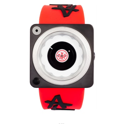 腕時計「TYMETABLE」レッド