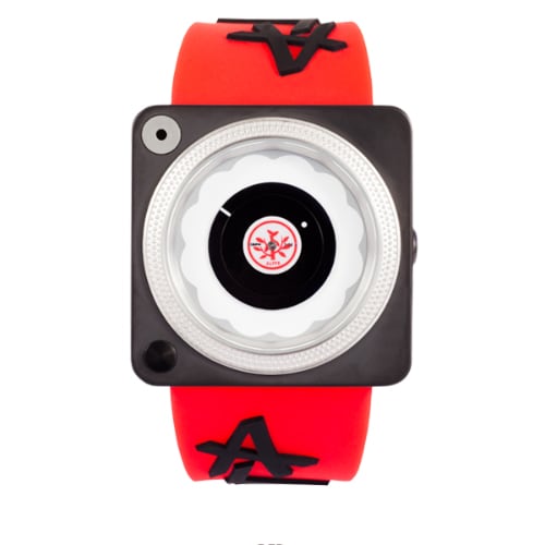 腕時計「TYMETABLE」レッド