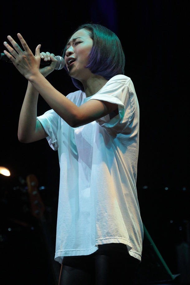 「MTV Unplugged Aoyama Thelma」の模様。（撮影：平野哲郎）