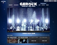 「GEROCK」オフィシャルサイト画面