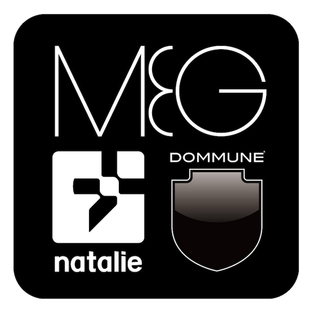 「MEG × DOMMUNE × NATALIE TV!!!!!!!!!!」ロゴ