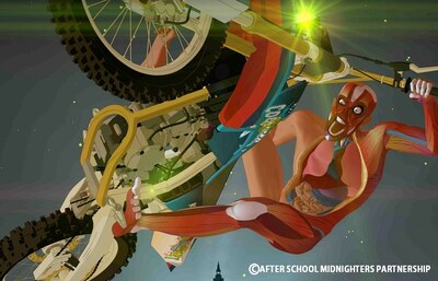 映画「放課後ミッドナイターズ」キービジュアル