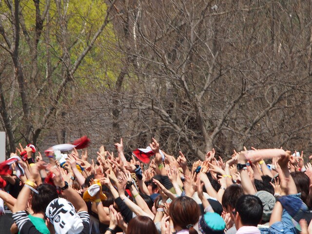 「ARABAKI ROCK FEST.12」の会場内の様子。